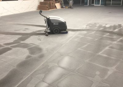 Stone floor cleaning for a commercial office building in Adelaide CBD